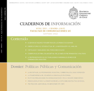 					View No. 28 (2011): TEMA CENTRAL: POLÍTICAS PÚBLICAS Y COMUNICACIÓN
				